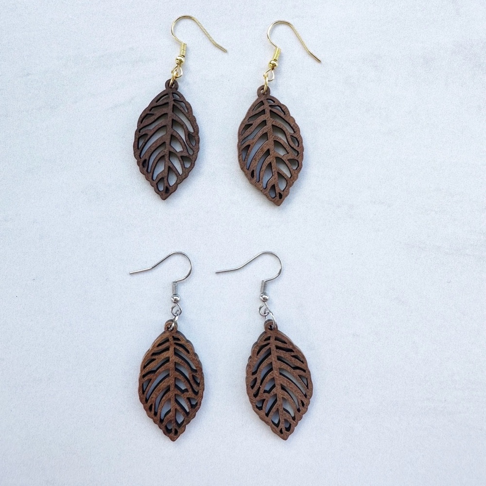 Natural walnut wood
